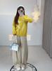 Shuangtian Winter Plus Size Women's Heart Pattern Knit Sweater