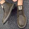 Autumn and winter old retro medium tube Martin boots thick-soled outdoor tooling shoes high-top men's shoes