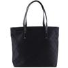 Gancini Tote Bag AU-21-2812 Black Nylon Canvas Women Used