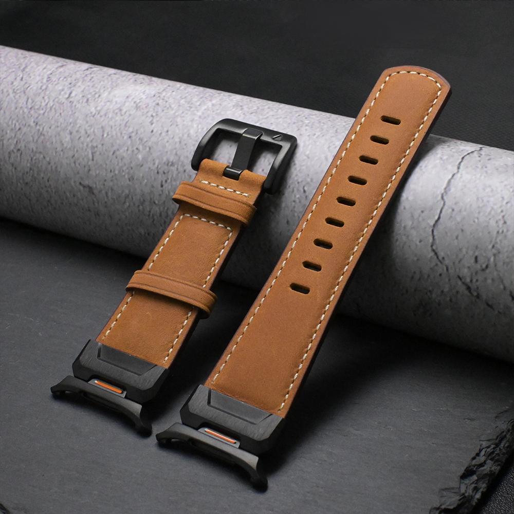 Leather Business Band For Samsung Galaxy Ultra Watch 47mm Quick Fit Strap Correa For SAMSUNG GALAXY ULTRA 7 47MM Luxury Bracelet