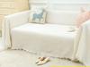 Couch Cover Tassel Edge Waffle Cushion Sofa Cover Blanket White Grey Sofa Towel for Living Room Furniture Couch Cover