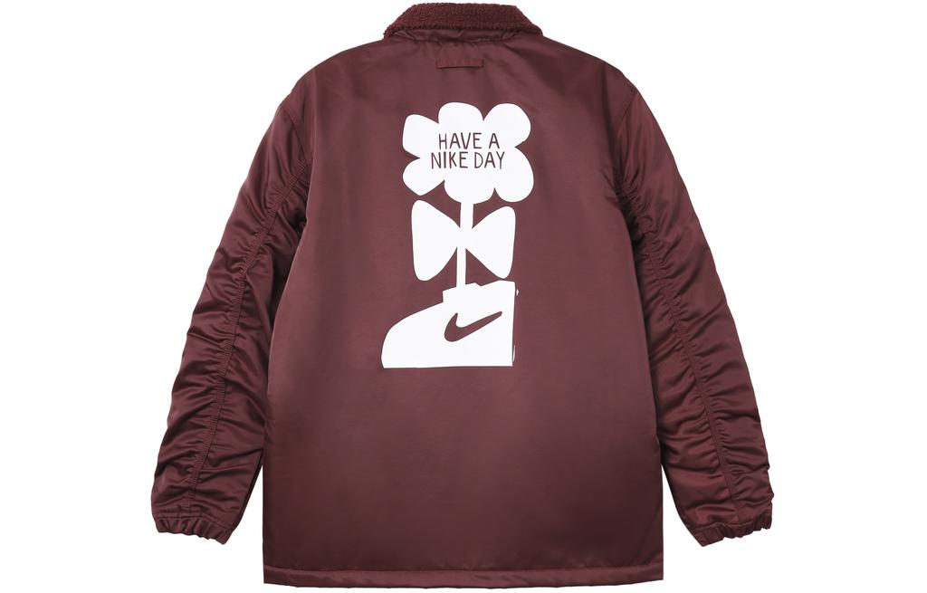 Nike Kurtki Męskie Bordowe Klapy Umiarkowane Inne DQ4192-638