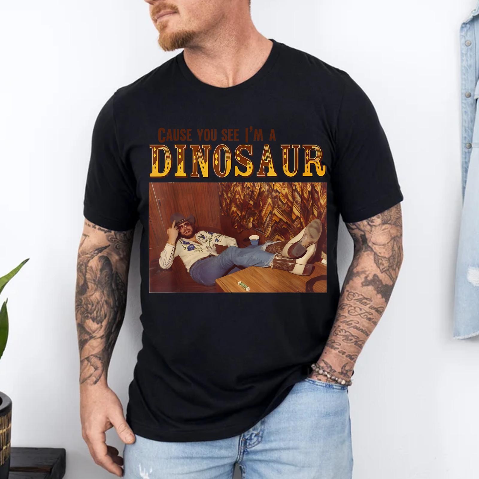 Cause You See I m A Dinosaur T-Shirt S разноцветный