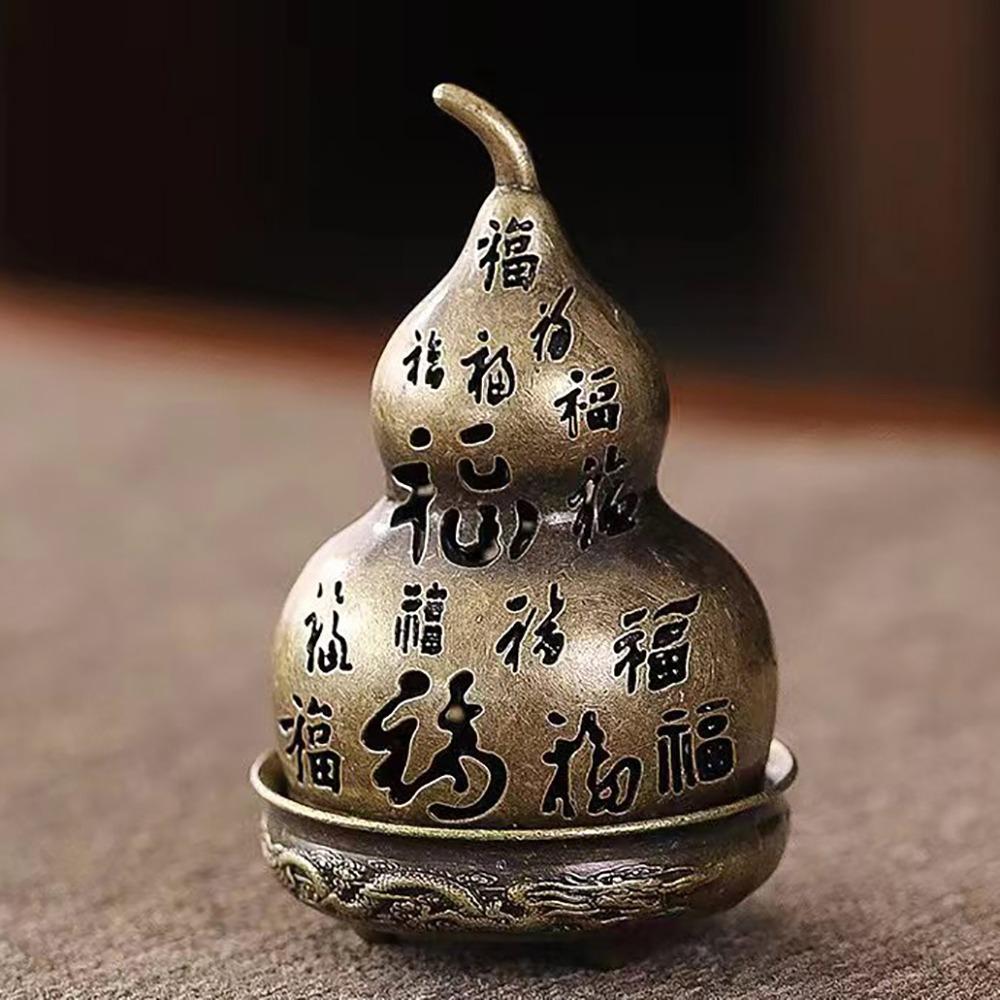 Creative Chinese Style Incense Burner Zinc Alloy Vertical Incense Holder Good Symbolism Accessories Incense Burning Gifts