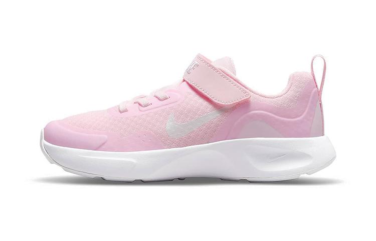 

Nike Wearallday Abrasion Resistant Low top Running Shoes Pink White Children Aged 3 7 Years Old CJ3817-601 28