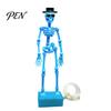 Unique Aquarium Decorations for Fish Dancing Skeleton Bubbler with Adjustable Air Flow, Underwater 3D Printed Flow Bubble Ornament Powered Moving