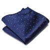 Men's Striped Jacquard Pocket Square for Weddings and Business Suits