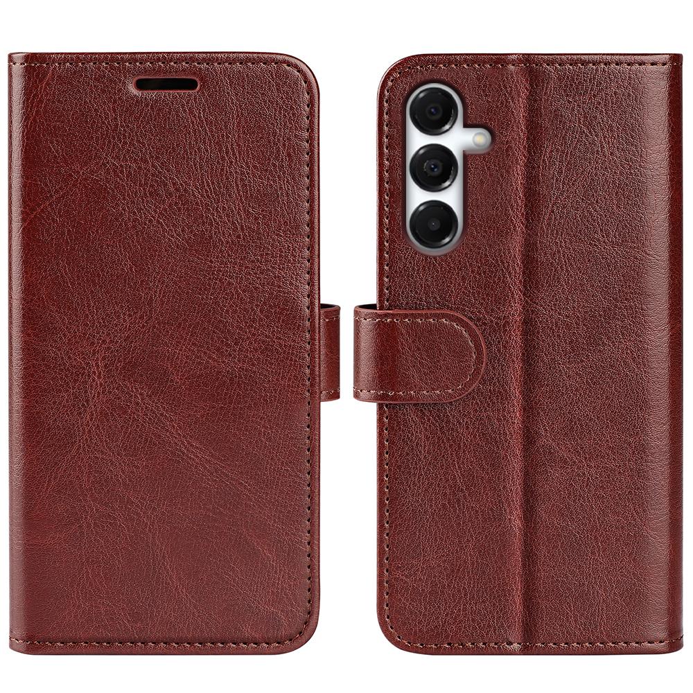 For Samsung Galaxy A17 Case Crazy Horse Texture Stand Leather Phone Cover
