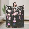 Manon Katseye Kpop Blanket Flannel Textile Decor  Multi-function Lightweight Throw Blanket for Bed Couch Quilt