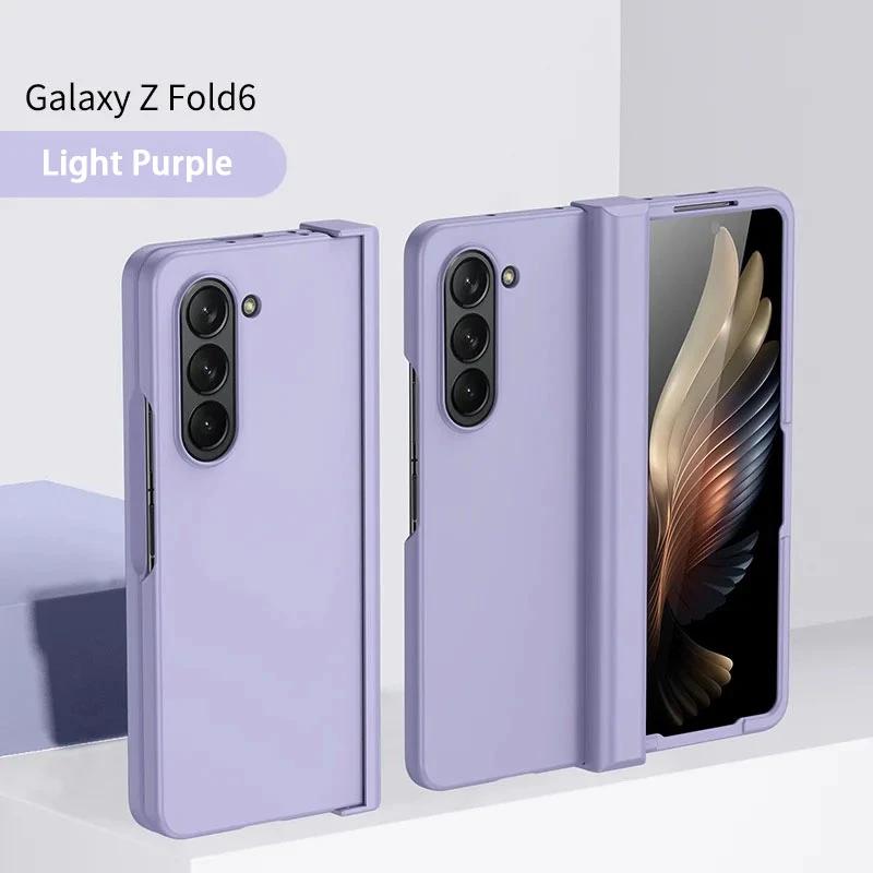 Shockproof Hard Shell Hinge Protection Phone Case for Samsung Z Fold 6 5 4 3 Fold6 Fold5 Fold4 Holder Full Protective Back Cover