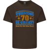 70th Birthday Turning 70 Is Great Year Old Unisexs Light Cotton TShirt