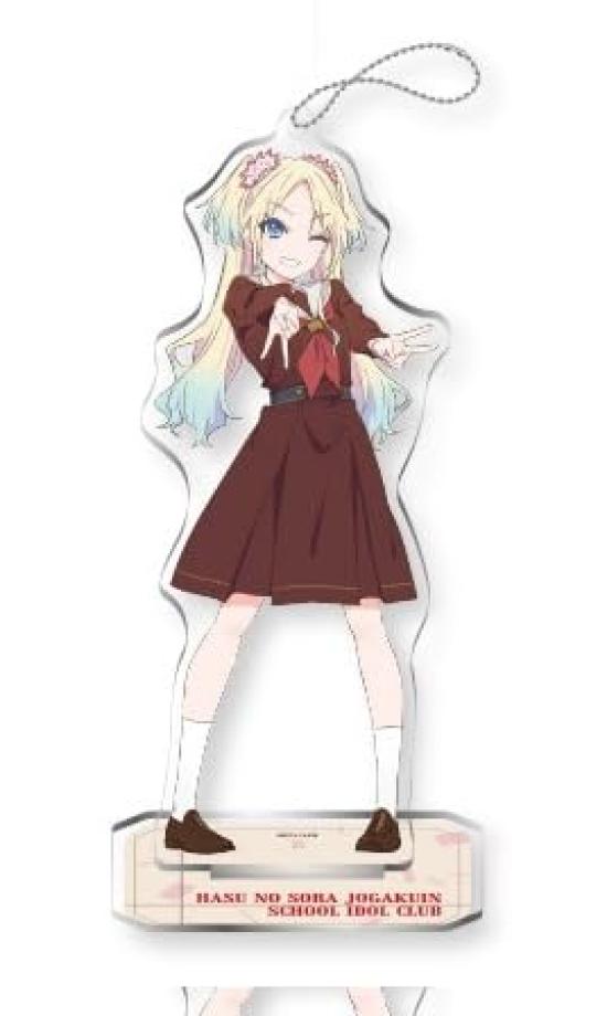 

[JAIA] Love Live! Академия Хасунозора Клуб школьных идолов Большой прозрачный брелок с подставкой (Осава Рури)