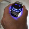 Soleasy Men's Special Cool Gadget Interesting Snakehead Design Blue LED Watch WTH8021