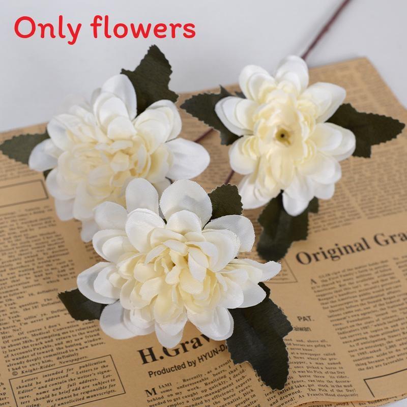 Simulated Plants Dahlia Wedding Hotel Restaurant Desktop Decoration Props