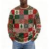 Men's Christmas Neck Pullover Sweatshirt