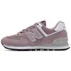 Nb 574 Cómodas Zapatillas Deportivas de Malla y Ante de Caña Baja para Maratón Unisex Zapatilla Rosa Claro ML574ESO