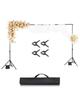 VEVOR Backdrop Stand, 6.5 X 10 Ft Adjustable Photo Backdrop Stand Kit, Portable Background Backdrop Stand with 5 Crossbars