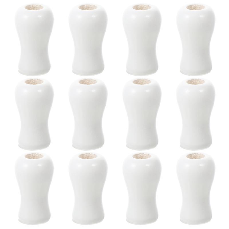 12pcs Wood Cord Tassels Curtains Venetian Blinds Accessories Wooden Pendant Window Blind Cord Tassels Knobs Cord Drops Pull Ends
