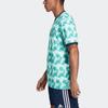 Adidas X Tango Collaboration Sports Lifestyle Series V-Neck Moisture-Wicking Breathable All-Over Print Short Sleeve T-Shirt Men Tops Green DT9198