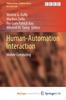 The Human-Automation Interaction : Mobile Computing Book