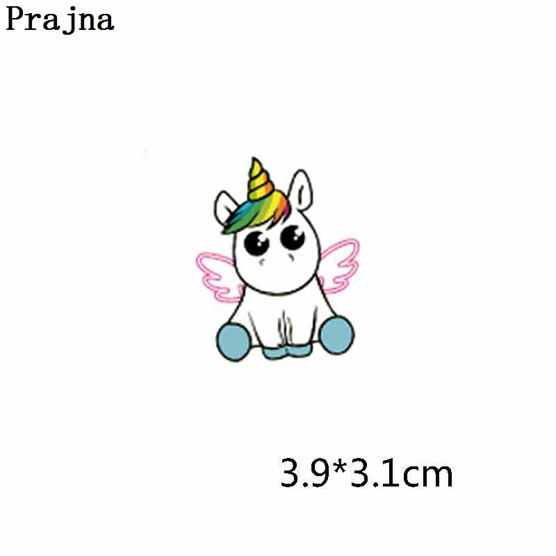 Cartoon Cat/Unicorn Patch Iron On Transfer For Clothing Cute Animal Thermal Transfer For Clothes Thermo Sticker On Clothes Decor