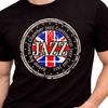 Jazz Bebop Big Band Chamber Cool Jazz Grunge Badge Graphic T-Shirt.