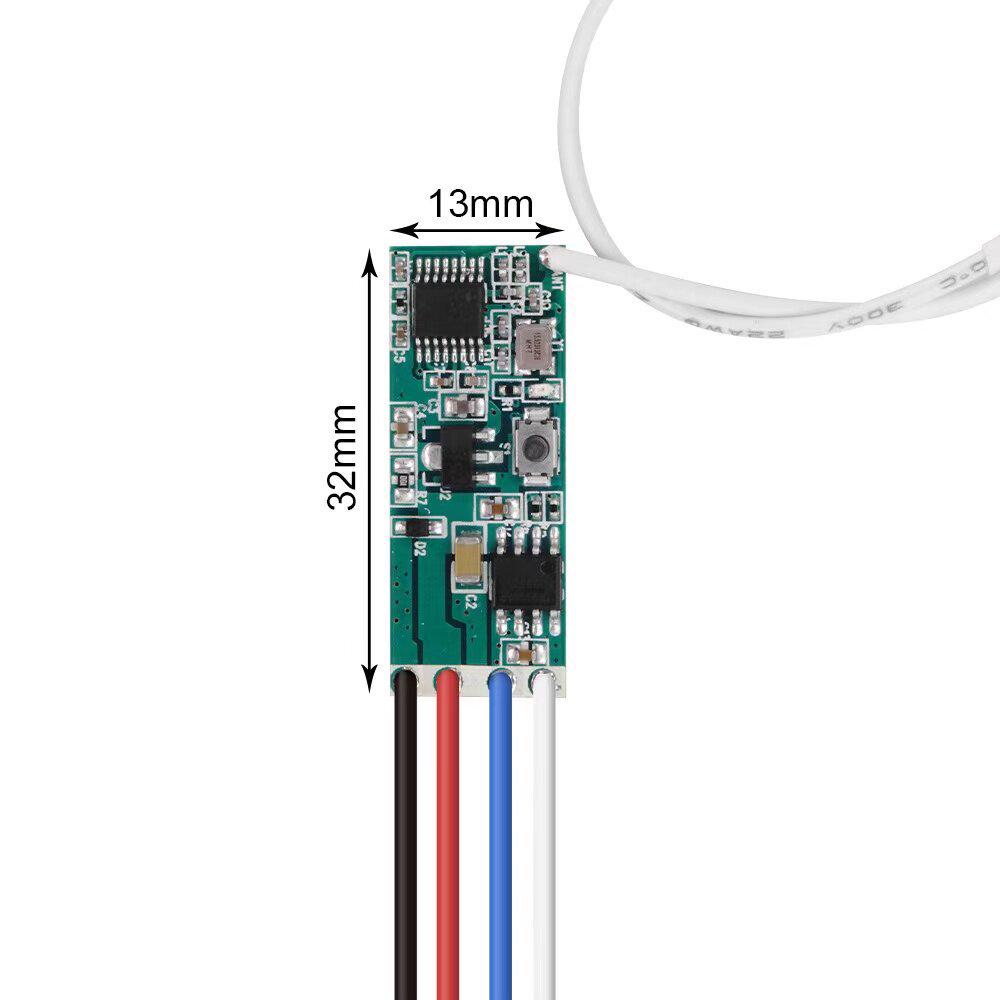 3V Wireless Remote Control DC Motor Forward-Reverse Module for Model Aircraft Toys