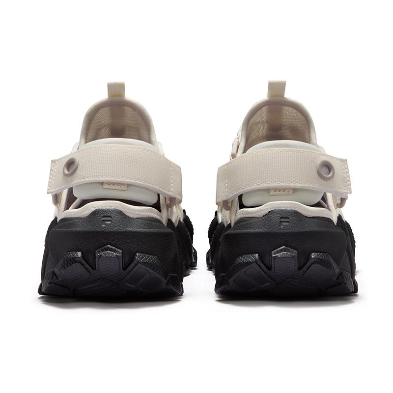 Fila Fusion Exocet Sandal Outdoor Fashion Classic Breathable Water Shoes Women sandals Milk-White Plain-Gray T12W521704FGM