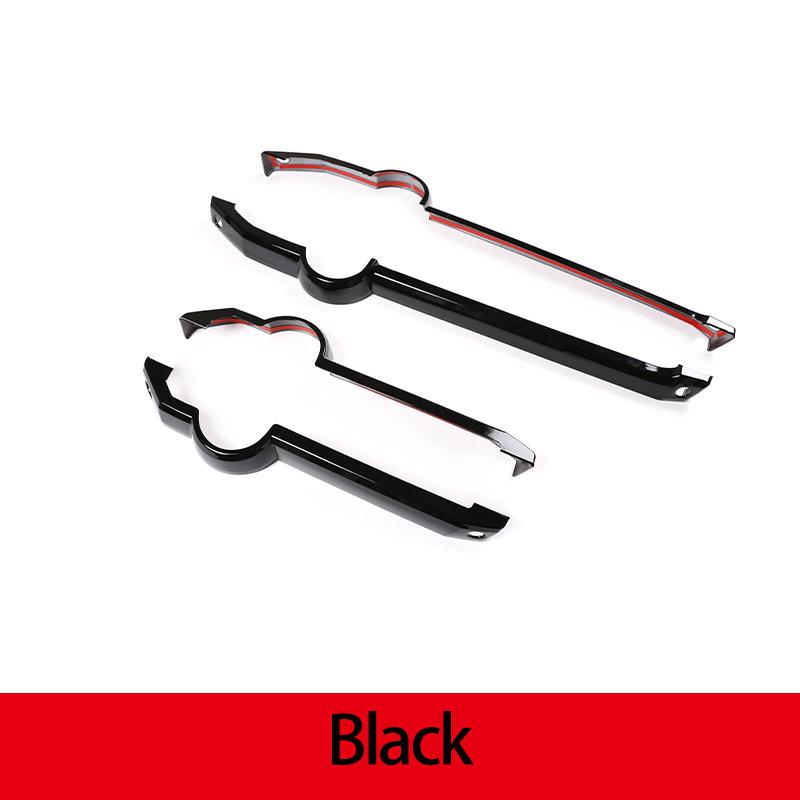 

For Land Rover Discovery 3 LR3 2004-2009 ABS Black/silver Car Door Inner Door Trim Strip Trim Sticker Car Accessories чёрный
