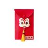 Chinese PU Leather Red Envelope Cross Body Lion Dance New Year Money Envelope  Wedding Birthday