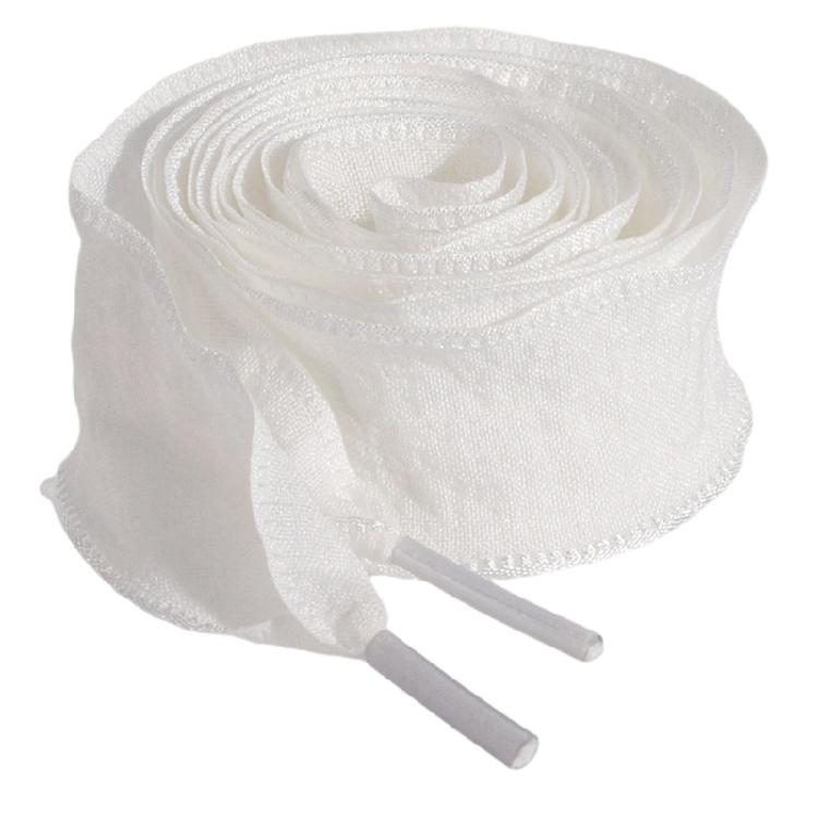 Crinkled Border Shoestrings Pair Ventilated Permanent Substance Easy Installation Multiple Shoe Styles