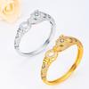 European and American Classic Retro Zircon Leopard Bracelet with Hoop Ring Jewelry Bracelet