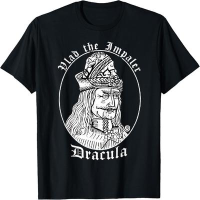 Vlad der Pfähler Dracula Okkult Grunge Horror Geschichtsfigur T-Shirt