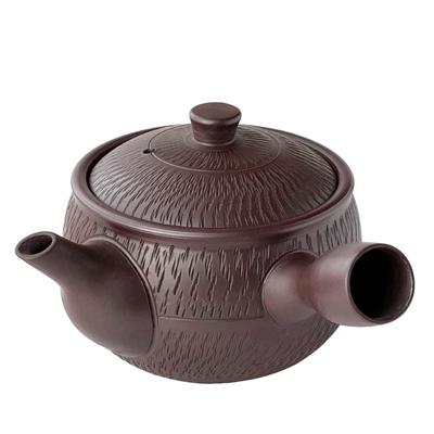 Yokkaichi Banko Ware Teapot E845 Purple Clay 330ml Made In Japan