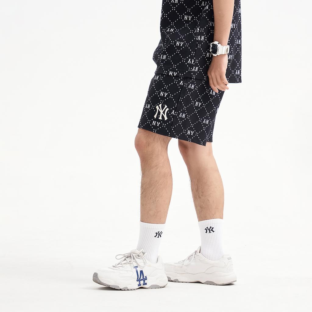 New MLB Casual Shorts Men's Black 3LSPM0133-50BKS