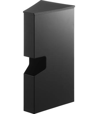 Yamazaki Magnetischer Plastikbeutel W9 x x Schwebend für Plastik-Kochbeutel 1617 Gehäuse, Schwarz, T10,5 H22,6cm, Tower, Aufbewahrung, Air-Wrap-Aufbewahrung, Beutel,