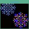 Enchanting 50led Star And Snowflake Window String Lights For Holiday Decoration