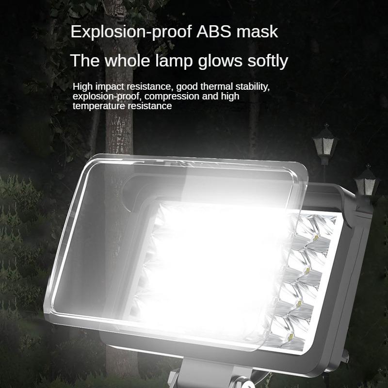 Přenosné pracovní světlo 4x4 bodové světlo Bezdrátové venkovní LED Pracovní Rybaření Ruční nouzové světlo Světlo Kompatibilní s baterií Makita