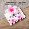Plumeria Claw Clip: European & American Stylish Hair Accessory for Updos