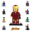 Superhero Building Blocks Toy Set With Iron Man Captain America Wolverine Spider-man And More!
