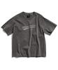MINIMALPROJECT Washed Drawing Pigment Crop Short Sleeve T-Shirt Mst188C [Darkgray]