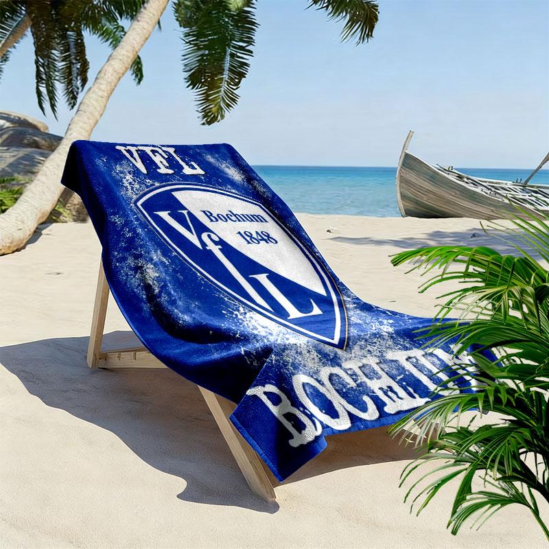 VfLBochum Beach Towel, Large Soft Quick Dry Towel for Beach Camping Swimming