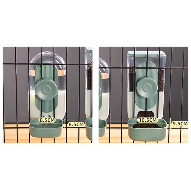 Pet Hanging Water Dispenser Cat Dog Automatic Feeder Water Fountain Pet Food Container Feeding