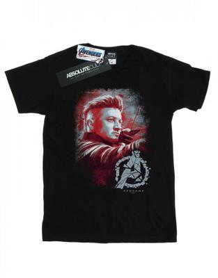 Womens/Ladies Avengers Endgame Hawkeye Brushed Cotton Boyfriend T-Shirt