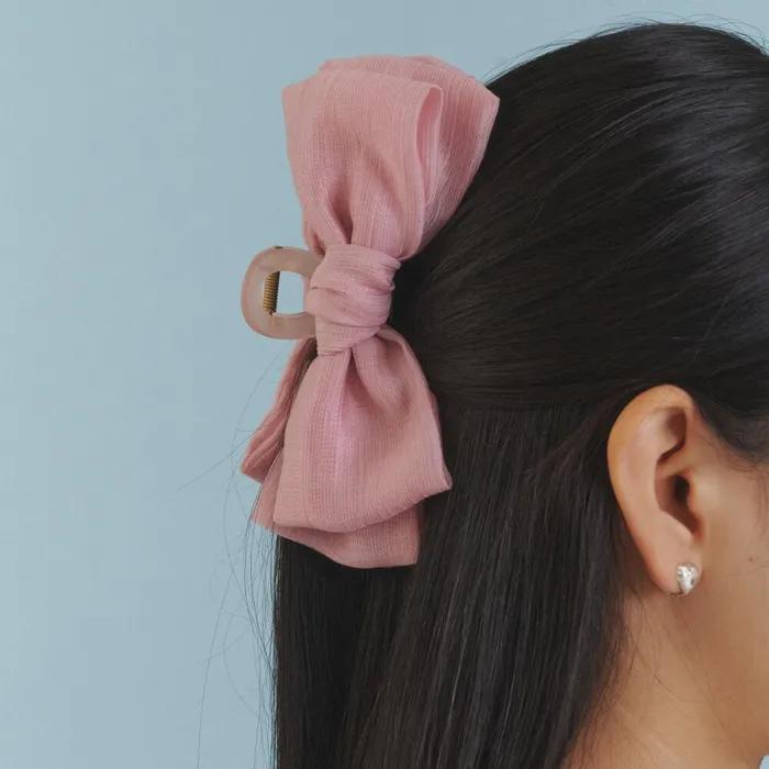 Love Ribbon Hair Clip_PK