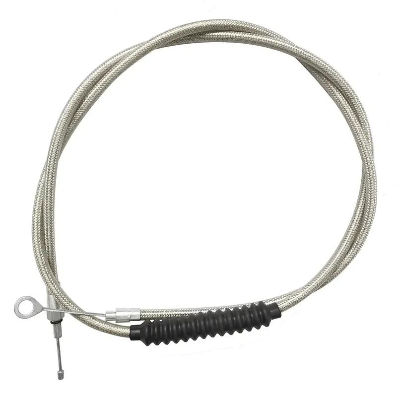 For Harley Sportster / Electra Tour Glide / Road King Motorcycle Braided Stainless Steel Clutch Cable