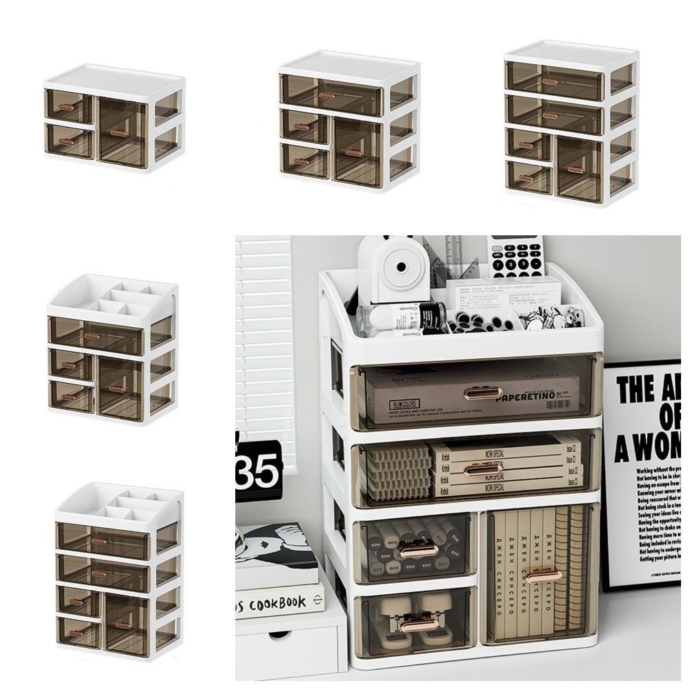 Display Rack Desk Organizer Storage Box Large-capacity Dormitory Drawer Desktop Storage