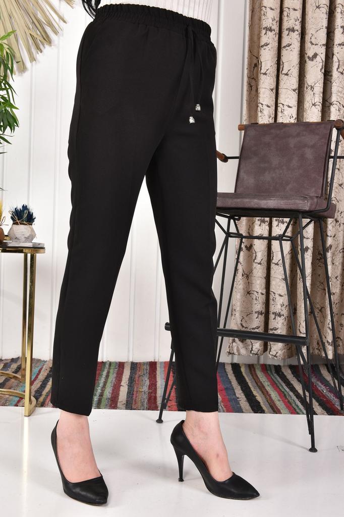 Damen-Stil, Übergröße, doppelter Stoff, große Stoffhose