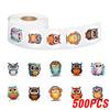 100-500Pcs High-Standard Cute Superior-Grade Owl High-Standard Sticker Premium-Quality Animals High-Standard Sticker For Youngsters Vintage