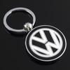 Valve Stems Caps 3D Metal/Leather Car Logo Key Chain Keyring Auto Accessorie For Volkswagen VW Polo Arteon Jetta Phaeton Teramon XV9